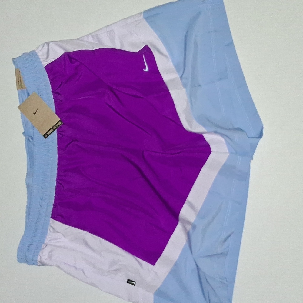 Nike Icon Woven Basketball Shorts Dri-Fit Purple/Blue/White XXL NWT
